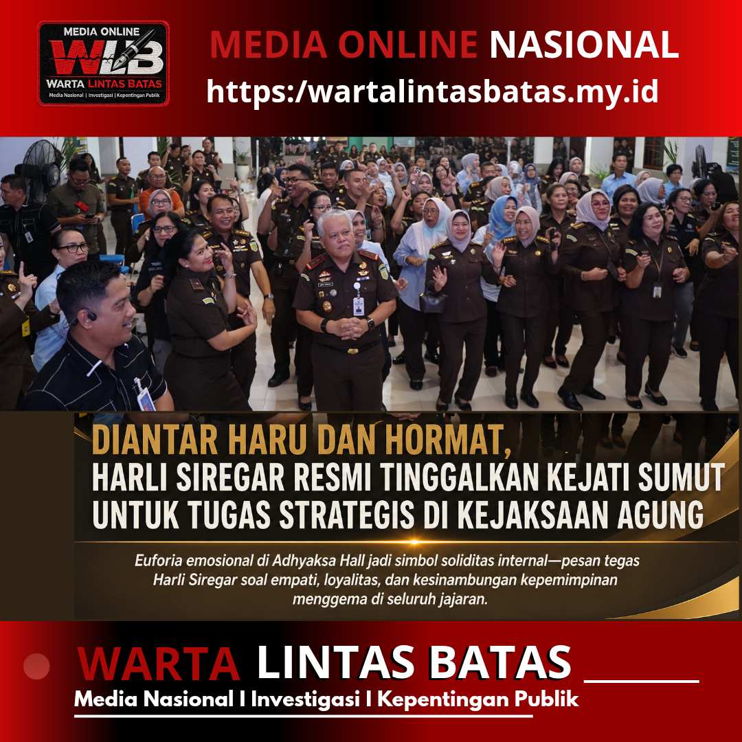 Diantar Haru dan Hormat, Harli Siregar Resmi Tinggalkan Kejati Sumut untuk Tugas Strategis di Kejaks